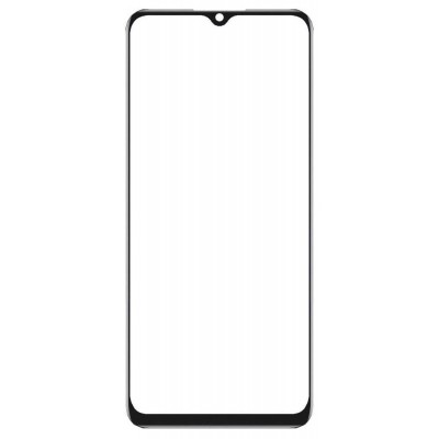 Replacement Front Glass For Lava O1 Black By - Maxbhi Com