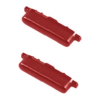 Volume Side Button Outer For Lava O1 Red By - Maxbhi Com