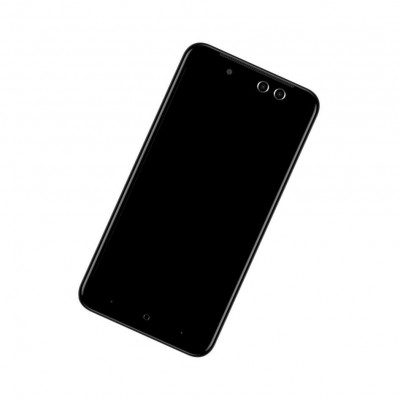 Camera Lens Glass with Frame for Itel S32 Black