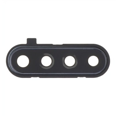 Camera Lens Glass With Frame For Lg K51 Black By - Maxbhi Com