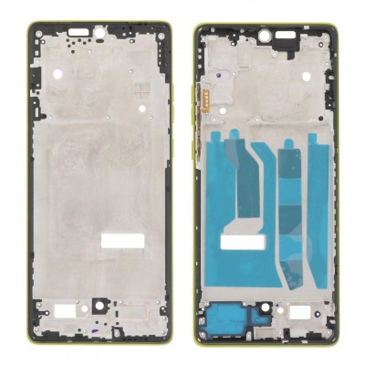 Lcd Frame Middle Chassis For Motorola Moto G85 5g Green By - Maxbhi Com