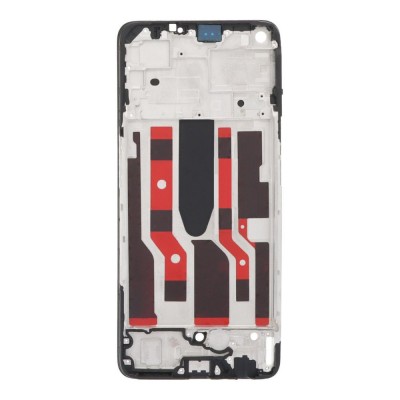 Lcd Frame Middle Chassis For Oppo Reno8 Lite Black By - Maxbhi Com