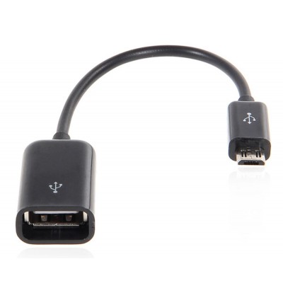 USB OTG Adapter Cable for Spice Xlife 515Q
