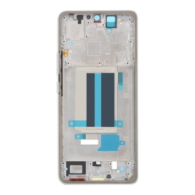 Lcd Frame Middle Chassis For Xiaomi Redmi Note 13 Pro Plus 5g White By - Maxbhi Com