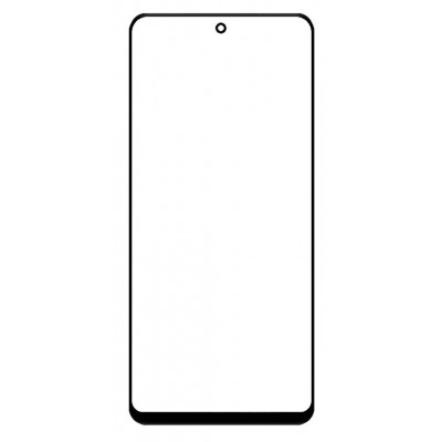 Replacement Front Glass For Vivo Iqoo Z9 Lite Black By - Maxbhi Com