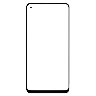 Replacement Front Glass For Oppo F21 Pro White By - Maxbhi Com