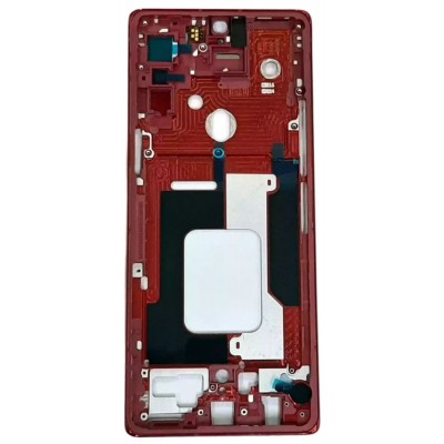 Lcd Frame Middle Chassis For Lg Velvet 5g Red By - Maxbhi Com