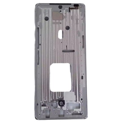 Lcd Frame Middle Chassis For Lg Velvet 5g White By - Maxbhi Com