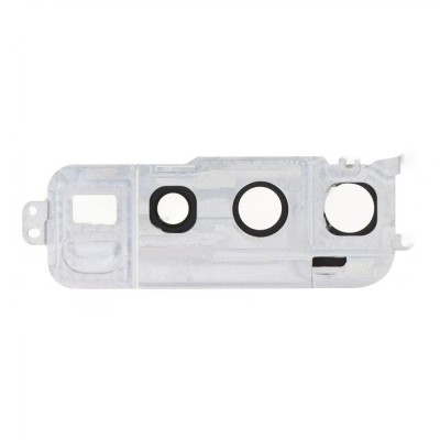 Camera Lens Glass With Frame For Xiaomi Mi 10 Ultra Silver By - Maxbhi Com