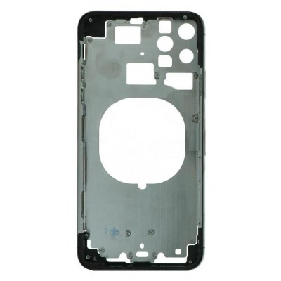 Lcd Frame Middle Chassis For Apple Iphone 11 Pro Max White By - Maxbhi Com