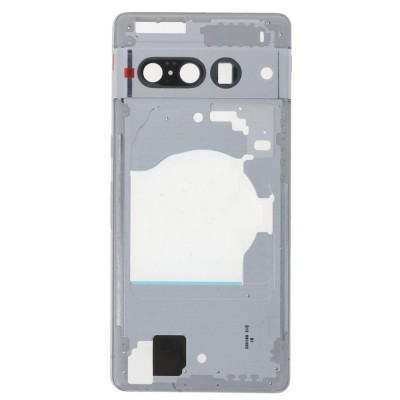 Lcd Frame Middle Chassis For Google Pixel 7 Pro 5g White By - Maxbhi Com
