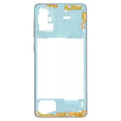 Middle Frame Ring Only For Samsung Galaxy A71 Blue By - Maxbhi Com