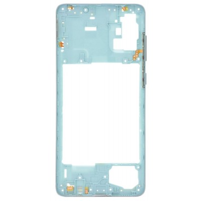 Middle Frame Ring Only For Samsung Galaxy A71 Blue By - Maxbhi Com