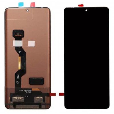 Lcd With Touch Screen For Motorola Edge 50 Black By - Maxbhi Com