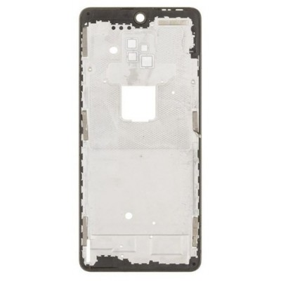 Lcd Frame Middle Chassis For Infinix Note 12 Vip White By - Maxbhi Com