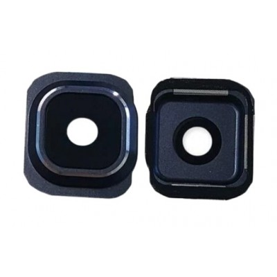 Camera Lens Glass With Frame For Samsung Galaxy S6 Duos Blue By - Maxbhi Com