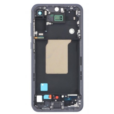 Lcd Frame Middle Chassis For Samsung Galaxy A55 5g Black By - Maxbhi Com