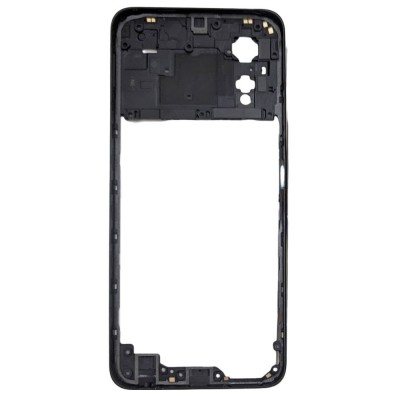 Middle Frame Ring Only For Oppo A38 Black By - Maxbhi Com