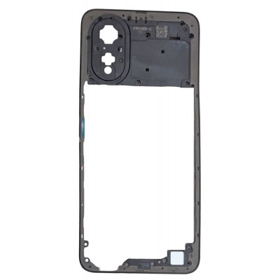 Middle Frame Ring Only For Oppo A38 Black By - Maxbhi Com