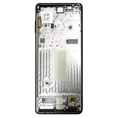 Lcd Frame Middle Chassis For Motorola Edge Plus Violet By - Maxbhi Com