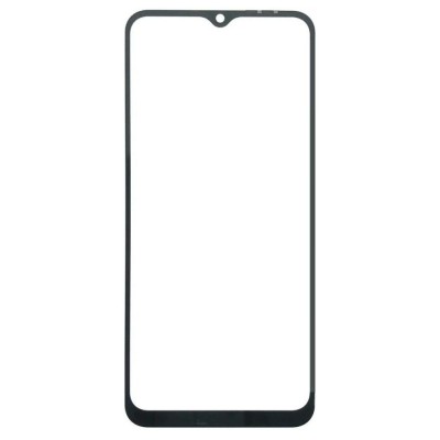 Replacement Front Glass For Vivo Y02s Black By - Maxbhi Com