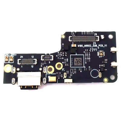 Charging Connector Flex Pcb Board For Blackview A200 Pro By - Maxbhi Com