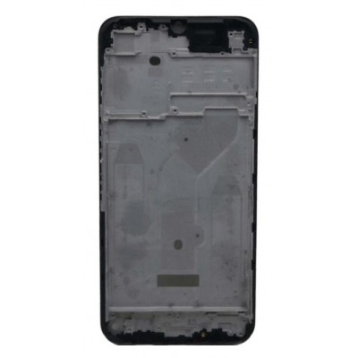 Lcd Frame Middle Chassis For Tecno Spark 7p Black By - Maxbhi Com