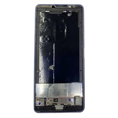 Lcd Frame Middle Chassis For Sony Xperia 10 Iii Lite Blue By - Maxbhi Com
