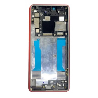 Lcd Frame Middle Chassis For Sony Xperia 10 Iii Lite Pink By - Maxbhi Com