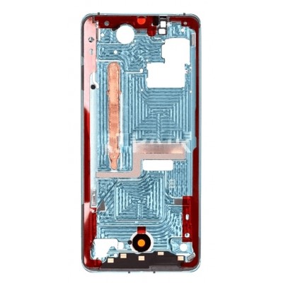 Lcd Frame Middle Chassis For Huawei P30 Pro New Edition Blue By - Maxbhi Com