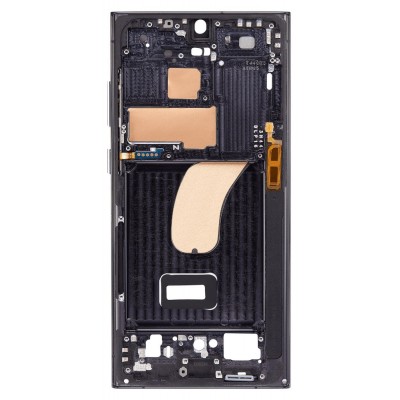 Lcd Frame Middle Chassis For Samsung Galaxy S23 Ultra Graphite By - Maxbhi Com