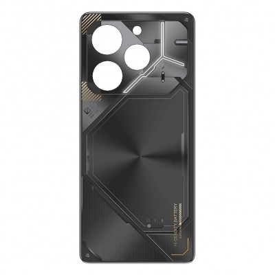 Back Panel Cover For Tecno Pova 6 Black - Maxbhi Com
