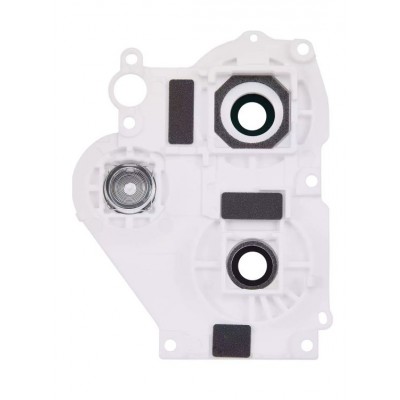 Camera Lens Glass With Frame For Xiaomi Redmi Note 12r 5g Silver By - Maxbhi Com