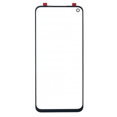Replacement Front Glass For Oppo K9x 5g Black By - Maxbhi Com