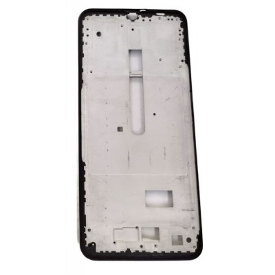 Lcd Frame Middle Chassis For Vivo Y52 5g Black By - Maxbhi Com