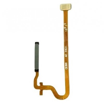 Fingerprint Sensor Flex Cable For Oppo A3x 5g Black By - Maxbhi Com