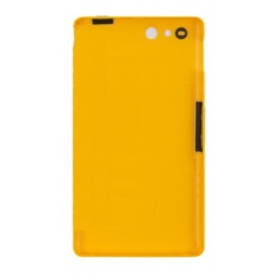 Back Panel Cover For Sony Xperia Go Yellow - Maxbhi Com