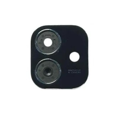 Camera Lens Glass With Frame For Oppo A3 5g Black By - Maxbhi Com