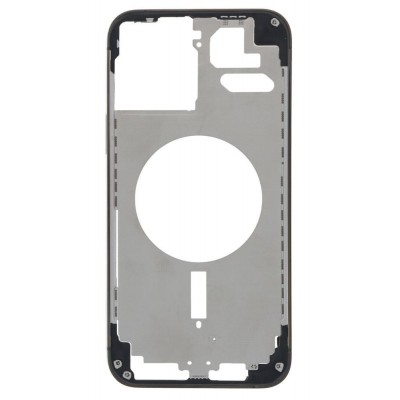 Lcd Frame Middle Chassis For Apple Iphone 13 Pro Max Black By - Maxbhi Com