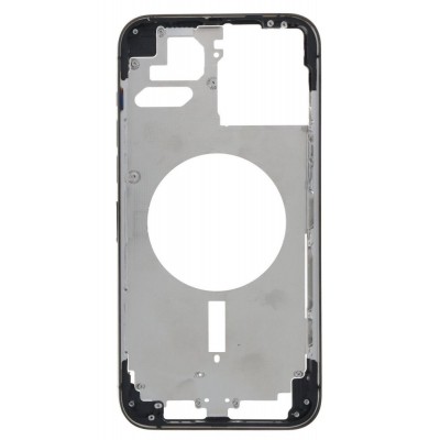 Lcd Frame Middle Chassis For Apple Iphone 13 Pro Max Black By - Maxbhi Com