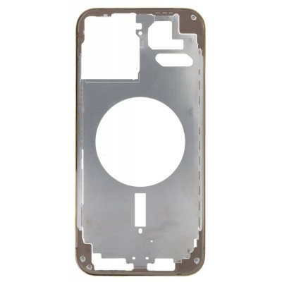 Lcd Frame Middle Chassis For Apple Iphone 13 Pro Max Gold By - Maxbhi Com