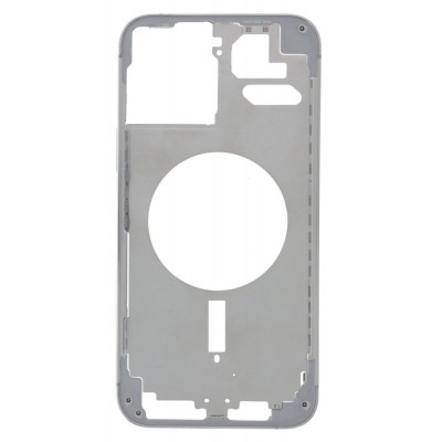 Lcd Frame Middle Chassis For Apple Iphone 13 Pro Max Silver By - Maxbhi Com