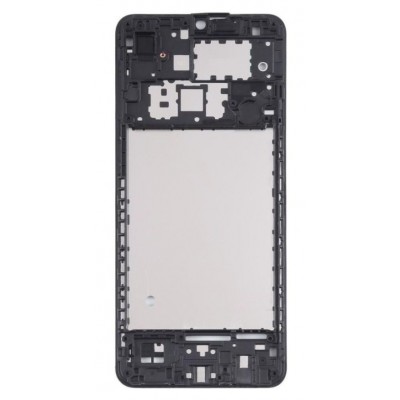 Lcd Frame Middle Chassis For Samsung Galaxy M02 Black By - Maxbhi Com