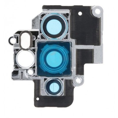 Camera Lens Glass With Frame For Oppo A5 2020 Black By - Maxbhi Com