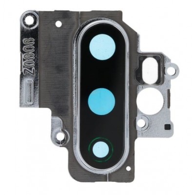 Camera Lens Glass With Frame For Oppo A5 2020 White By - Maxbhi Com