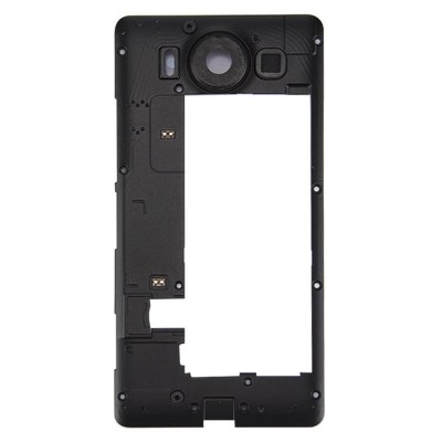 Middle Frame Ring Only For Microsoft Lumia 950 Dual Sim Black By - Maxbhi Com
