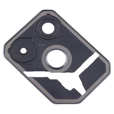 Camera Lens Glass With Frame For Tecno Pova 6 Black By - Maxbhi Com