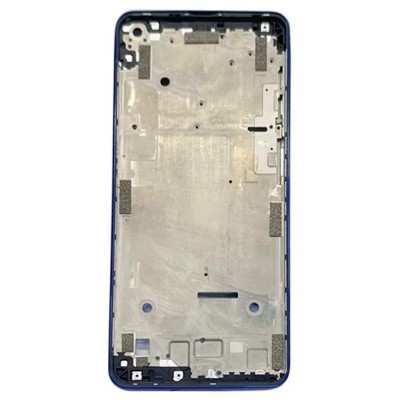Lcd Frame Middle Chassis For Motorola Moto G Pro Blue By - Maxbhi Com