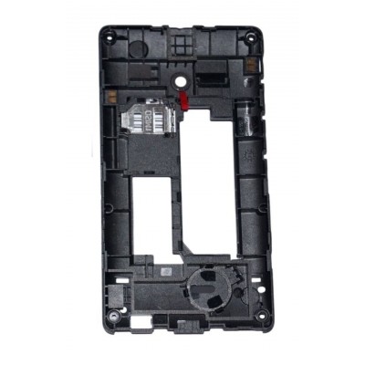 Middle Frame Ring Only For Microsoft Lumia 435 Orange By - Maxbhi Com