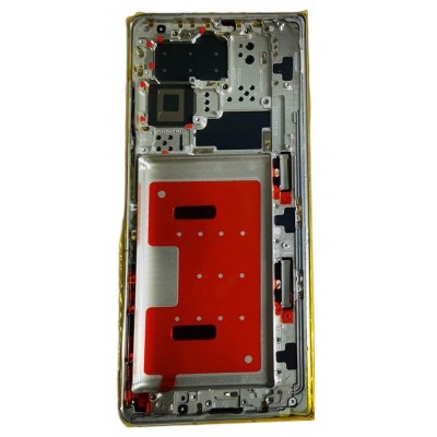 Lcd Frame Middle Chassis For Huawei Mate X2 4g White By - Maxbhi Com